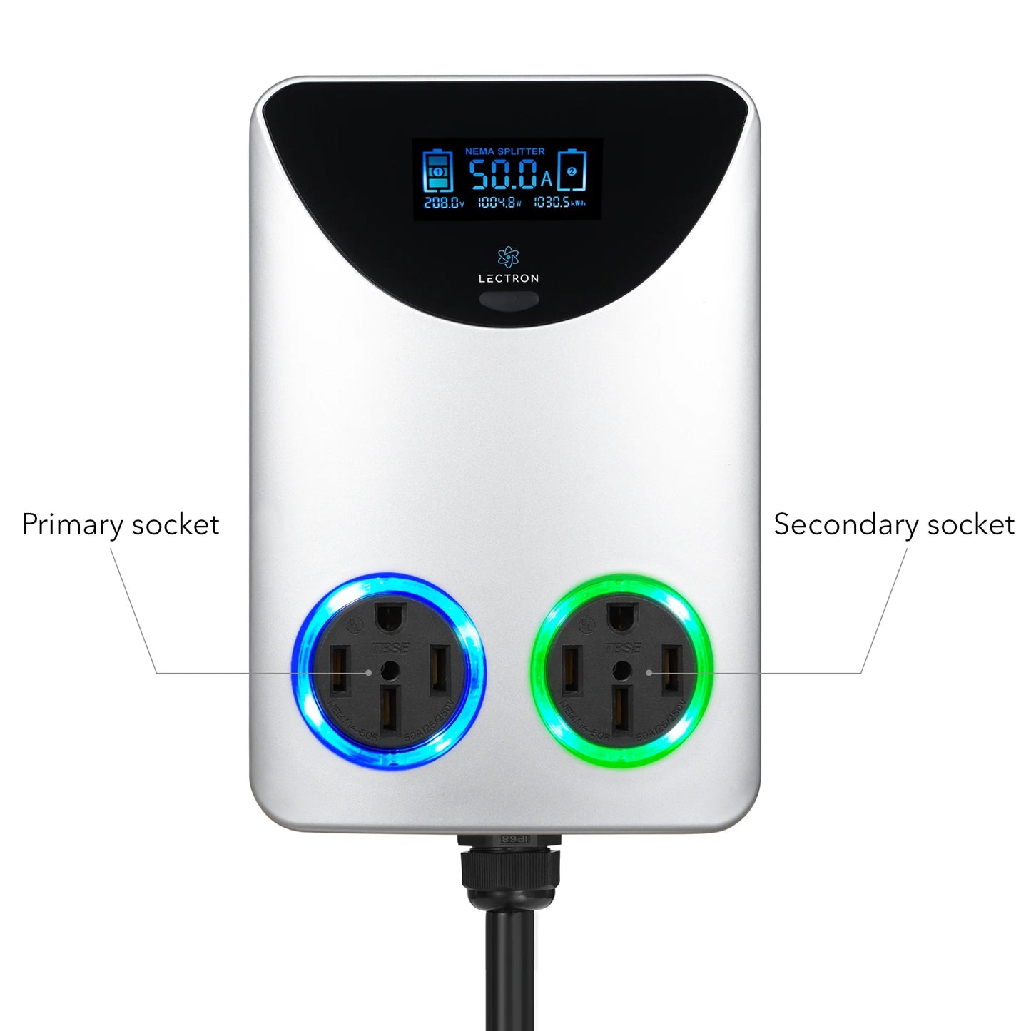 NEMA Socket Splitter - Power Your EV Charger and High-Powered Appliance from the Same Outlet (NEMA 14-50 to NEMA 14-50 / NEMA 14-50 Splitter)