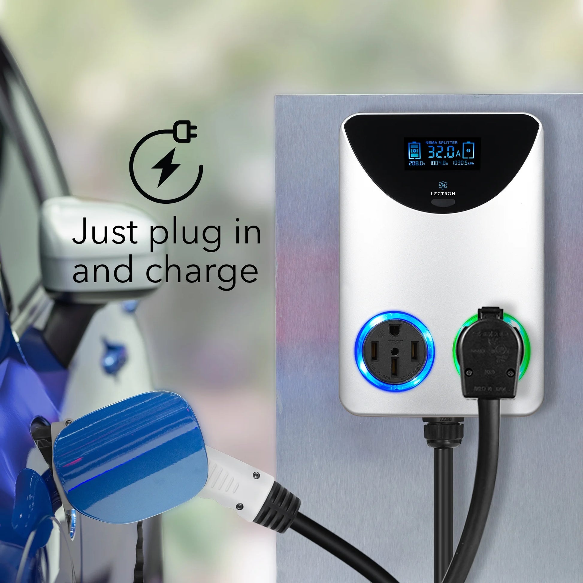 NEMA Socket Splitter - Power Your EV Charger and High-Powered Appliance from the Same Outlet (NEMA 14-50 to NEMA 14-50 / NEMA 14-50 Splitter)