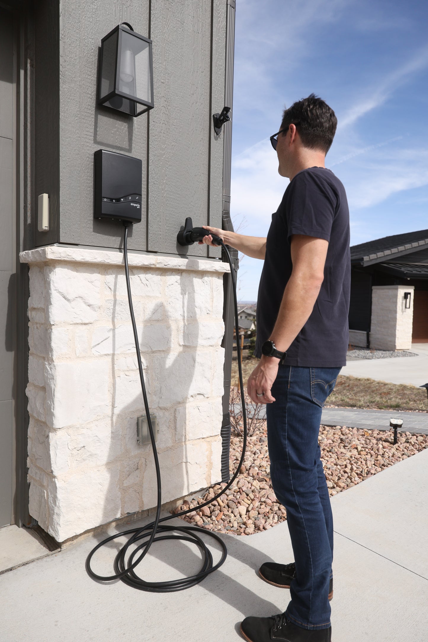 Emporia Pro Level 2 EV Charger-Up to 48 Amp-UL certified & GFCI protected-NACS & J1772-Compatible with all EV Models