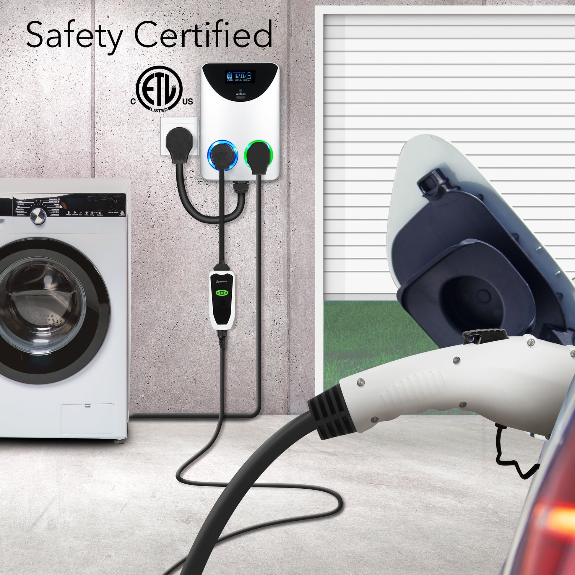 NEMA Socket Splitter - Power Your EV Charger and High-Powered Appliance from the Same Outlet (NEMA 14-50 to NEMA 14-50 / NEMA 14-50 Splitter)