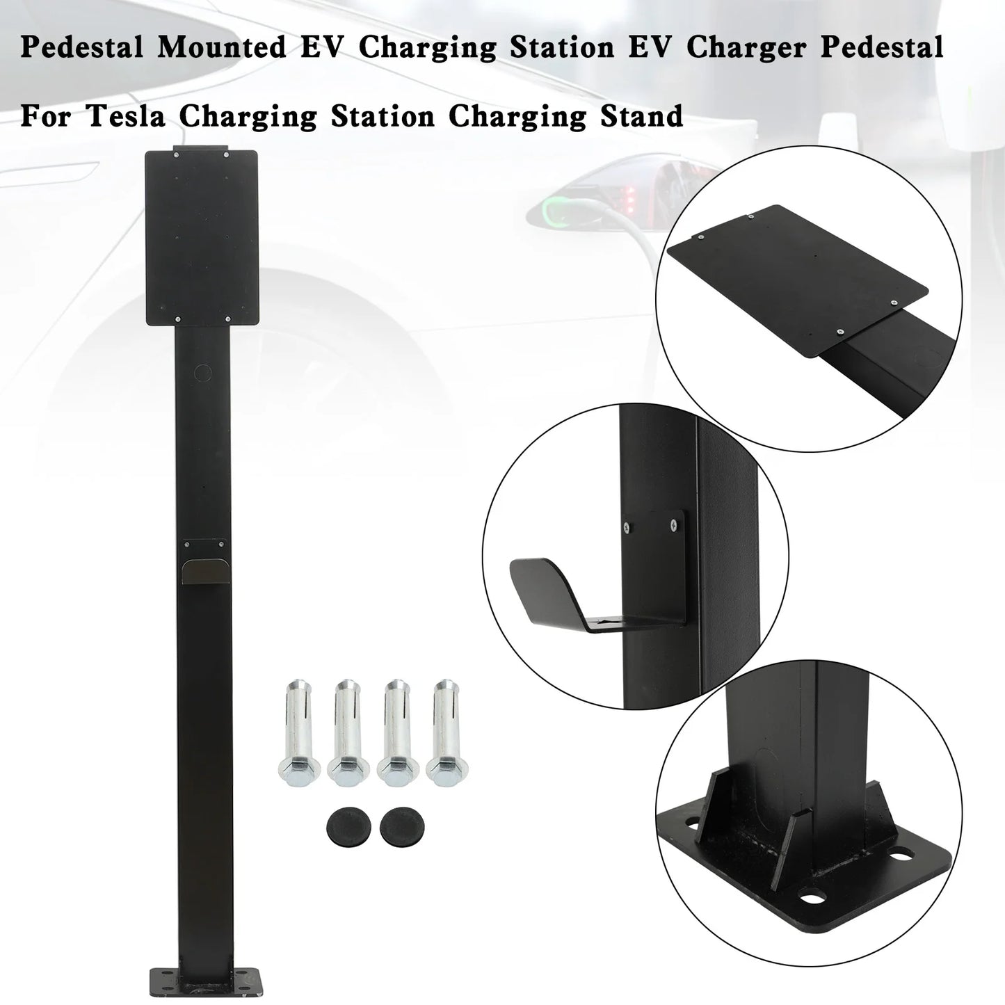 Pedestal Mounted EV Charging Station EV Charger Stand for Tesla Charging Station